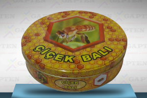 2 Kg Yuvarlak Bal Tenekesi